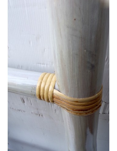 Scala in bamboo cm 50/33x160 bianca decapata...