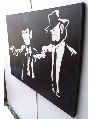 Quadro ritratto di Lupin III e Jigen...