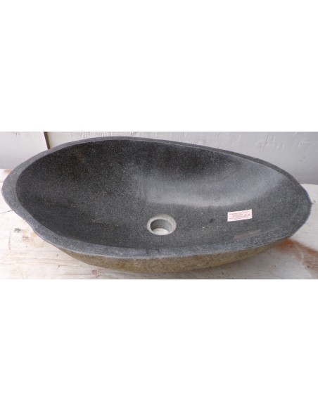 Lavandino pietra di fiume dpm-D cm 55x35x15 river stone sasso lavabo sink bagno