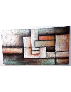Quadro astratto moderno arredo cm 150x80 dipinto tela...