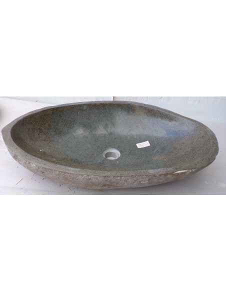 Lavandino pietra di fiume dp-465 cm 68x42x15 river stone sasso lavabo sink bagno
