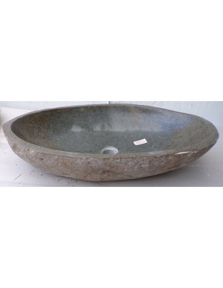 Lavandino pietra di fiume dp-465 cm 68x42x15 river stone sasso lavabo sink bagno