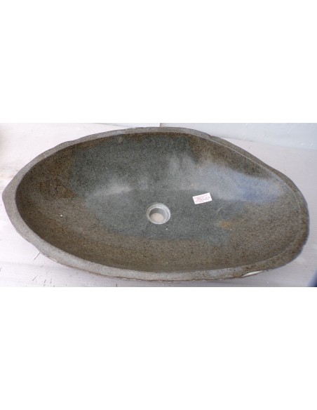 Lavandino pietra di fiume dp-465 cm 68x42x15 river stone sasso lavabo sink bagno