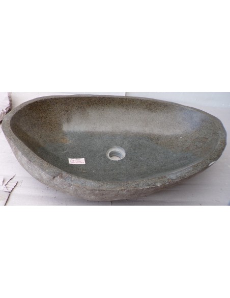 Lavandino pietra di fiume dp-465 cm 68x42x15 river stone sasso lavabo sink bagno