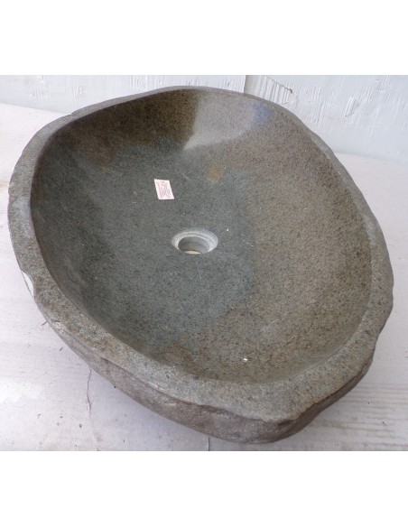 Lavandino pietra di fiume dp-465 cm 68x42x15 river stone sasso lavabo sink bagno