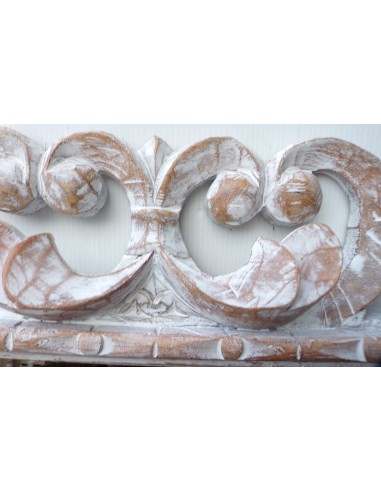 Specchio barocco in legno intarsiato cm 120x80...