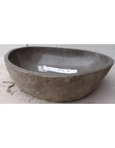 Lavandino pietra di fiume dp-467 cm 55x41x14 river stone... 2