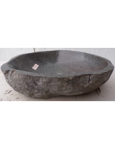 Lavandino pietra di fiume dp-471 cm 51x44x15 river stone... 2