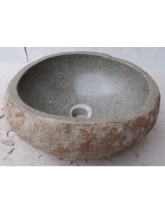 piccolo lavandino in pietra di fiume dpm-472 cm 35x31x15...