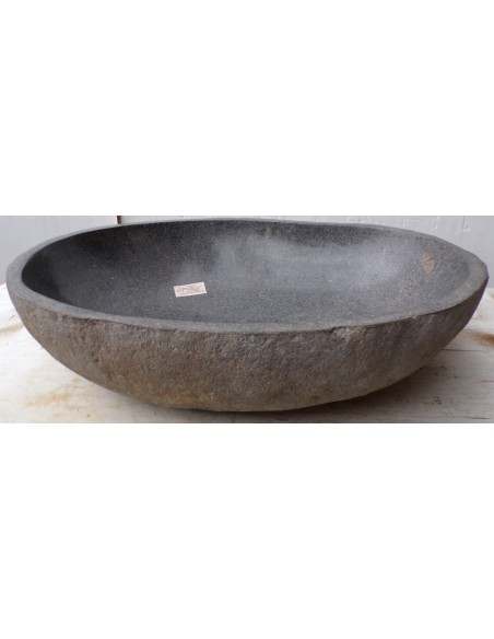 Lavandino pietra di fiume dp-478 cm 58x42x15 river stone sasso lavabo sink bagno