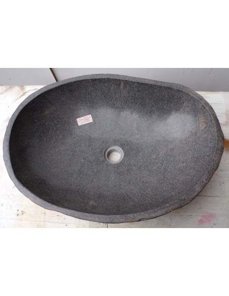 Lavandino pietra di fiume dp-478 cm 58x42x15 river stone sasso lavabo sink bagno
