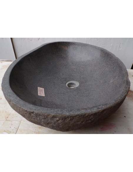Lavandino pietra di fiume dp-478 cm 58x42x15 river stone sasso lavabo sink bagno