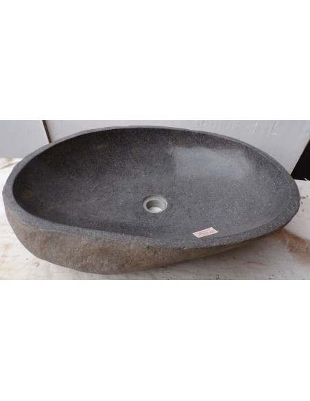 Lavandino pietra di fiume dp-478 cm 58x42x15 river stone sasso lavabo sink bagno