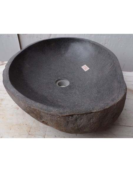 Lavandino pietra di fiume dp-478 cm 58x42x15 river stone sasso lavabo sink bagno