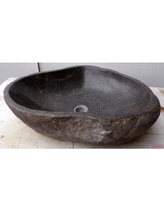 Lavandino pietra di fiume dp-479 cm 58x46x15 river stone...