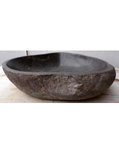 Lavandino pietra di fiume dp-479 cm 58x46x15 river stone... 2
