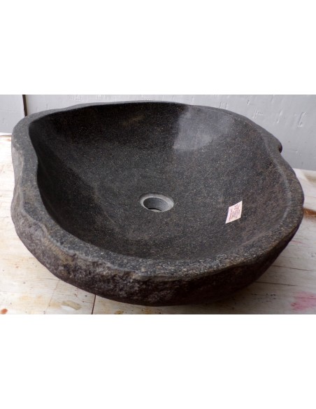 Lavandino pietra di fiume dp-479 cm 58x46x15 river stone sasso lavabo sink bagno