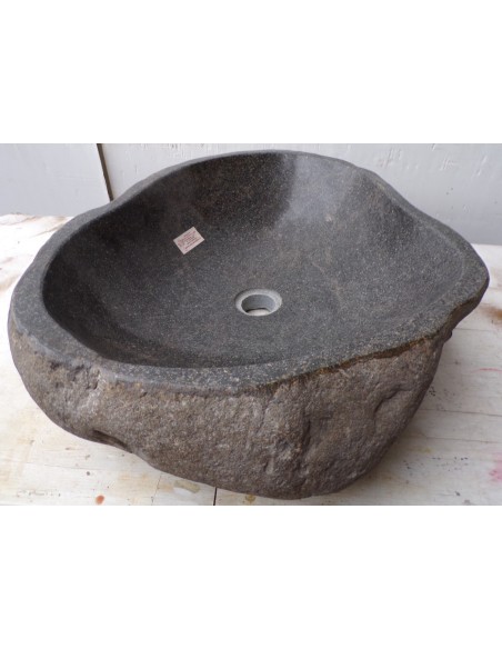 Lavandino pietra di fiume dp-479 cm 58x46x15 river stone sasso lavabo sink bagno
