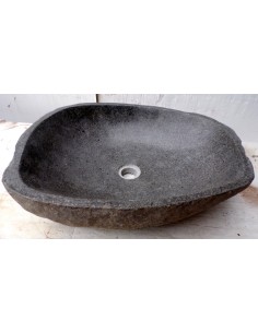 Lavandino pietra di fiume dp-481 cm 53x43x15 river stone...