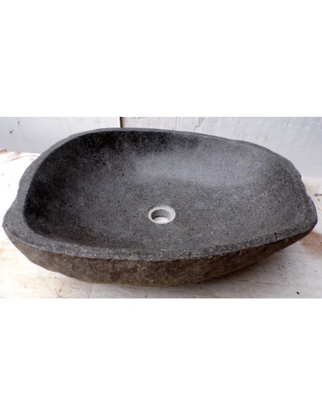 Lavandino pietra di fiume dp-481 cm 53x43x15 river stone sasso lavabo sink bagno