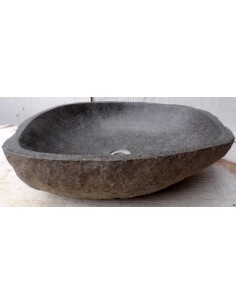 Lavandino pietra di fiume dp-481 cm 53x43x15 river stone... 2