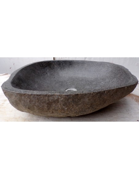 Lavandino pietra di fiume dp-481 cm 53x43x15 river stone sasso lavabo sink bagno