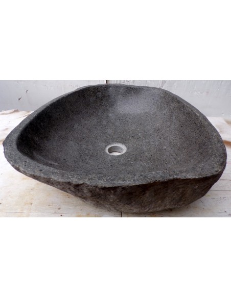 Lavandino pietra di fiume dp-481 cm 53x43x15 river stone sasso lavabo sink bagno