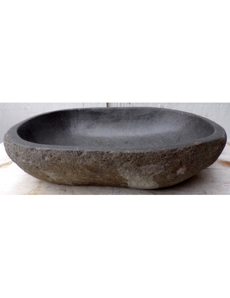 Lavandino pietra di fiume dp-483 cm 60x39x15 river stone sasso lavabo sink bagno