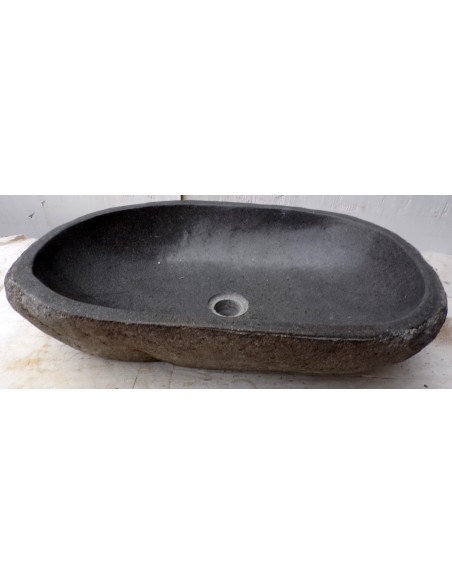 Lavandino pietra di fiume dp-483 cm 60x39x15 river stone sasso lavabo sink bagno