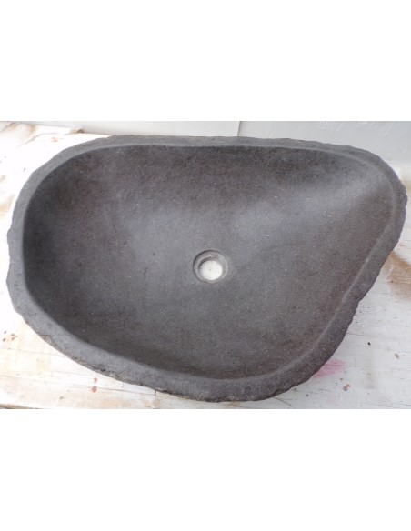 cLavandino pietra di fiume dp-491 cm 65x44x15 river stone sasso lavabo sink bagno
