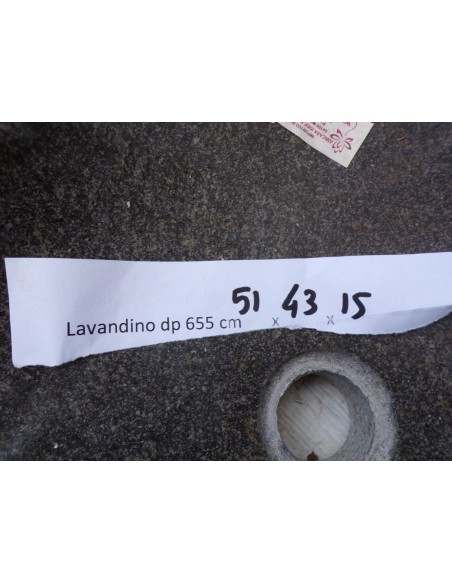 Lavandino pietra di fiume dp-655 cm 51x43x15 river stone sasso lavabo sink bagno