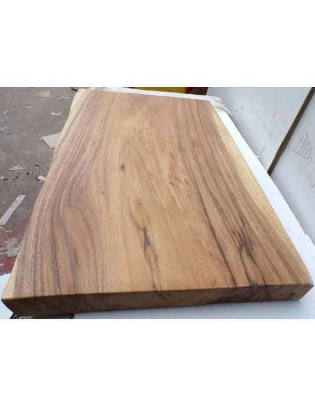 Piano in legno top massello suar o noce indiano per bagno cm 80x50/51x6h tavola 2A