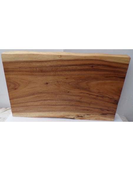 Piano in legno top massello suar o noce indiano per bagno cm 80x50/51x6h tavola 2A