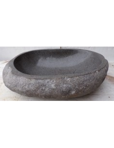 Lavandino pietra di fiume dp-660 cm 56x40x15 river stone... 2