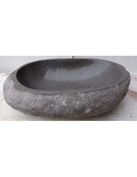 Lavandino pietra di fiume dp-660 cm 56x40x15 river stone sasso lavabo sink bagno