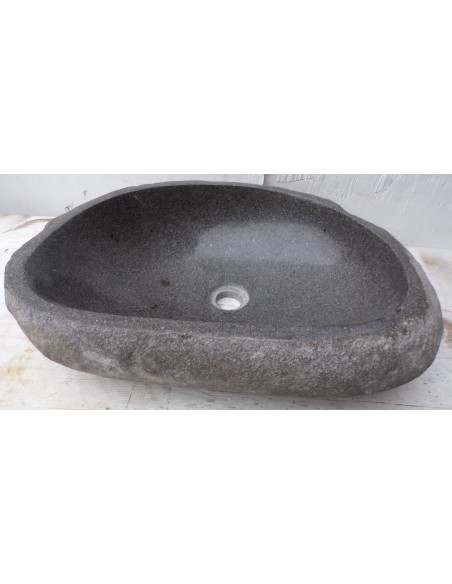 Lavandino pietra di fiume dp-660 cm 56x40x15 river stone sasso lavabo sink bagno