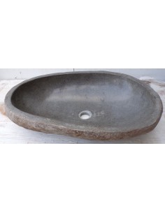 Lavandino pietra di fiume dp-666 cm 62x41x15 river stone...