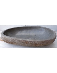Lavandino pietra di fiume dp-666 cm 62x41x15 river stone... 2