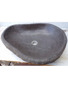 Lavandino pietra di fiume dp-667 cm 58x48x15 river stone... 2