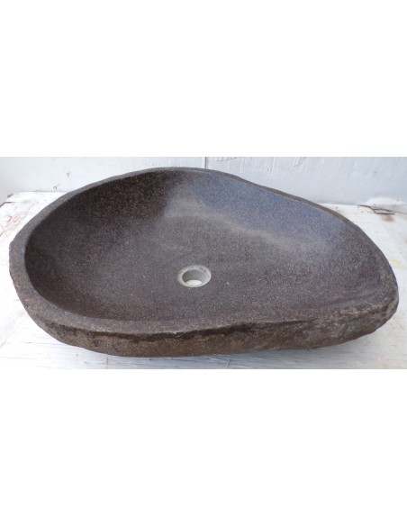 Lavandino pietra di fiume dp-667 cm 58x48x15 river stone sasso lavabo sink bagno