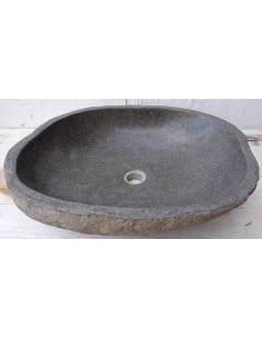 Lavandino pietra di fiume dp-668 cm 55x45x15 river stone... 2