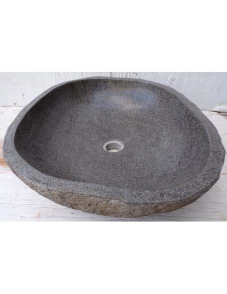 Lavandino pietra di fiume dp-668 cm 55x45x15 river stone sasso lavabo sink bagno
