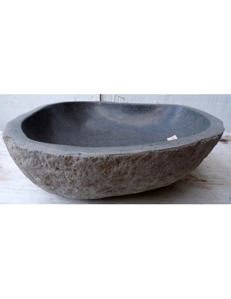 Lavandino pietra di fiume dp-671 cm 46x51x15 river stone sasso lavabo sink bagno