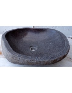 Lavandino pietra di fiume dp-673 cm 50x43x15 river stone...