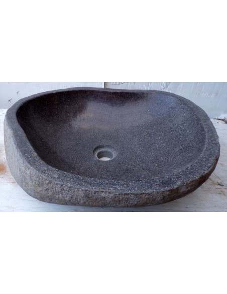 Lavandino pietra di fiume dp-673 cm 50x43x15 river stone sasso lavabo sink bagno