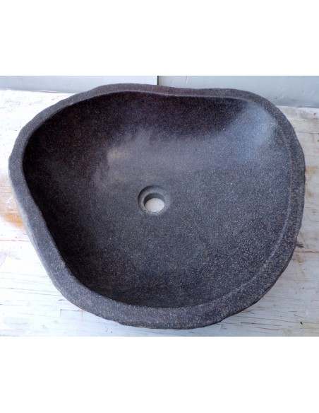 Lavandino pietra di fiume dp-673 cm 50x43x15 river stone sasso lavabo sink bagno