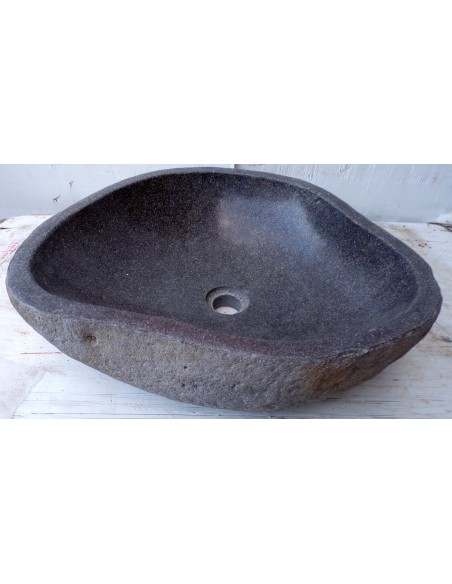Lavandino pietra di fiume dp-673 cm 50x43x15 river stone sasso lavabo sink bagno