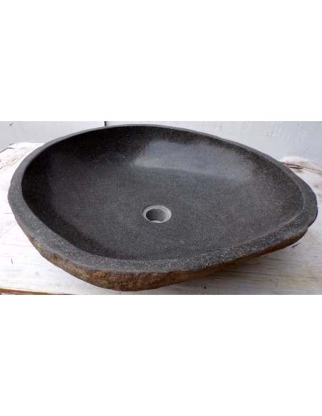 Lavandino pietra di fiume dp-678 cm 54x51x15 river stone sasso lavabo sink bagno