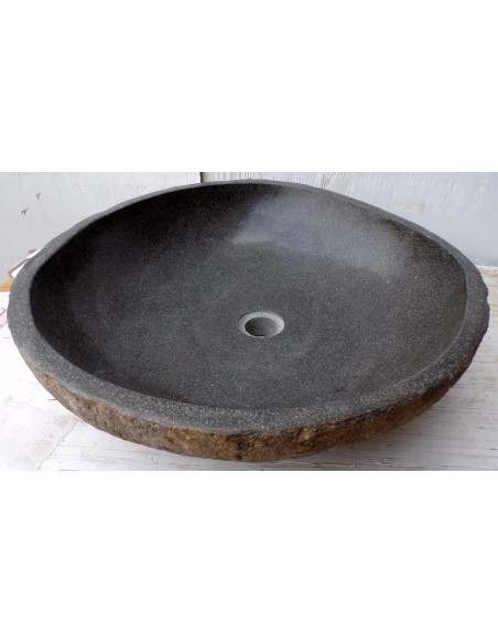 Lavandino pietra di fiume dp-678 cm 54x51x15 river stone sasso lavabo sink bagno