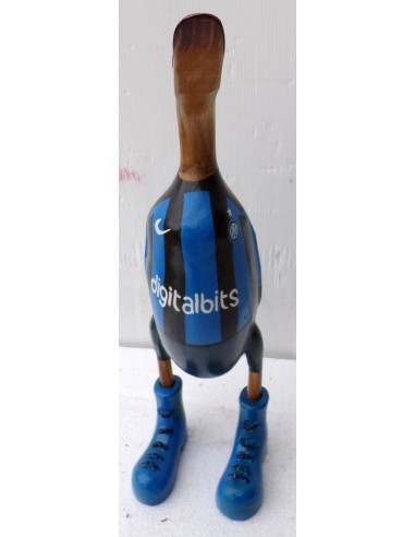 Calcio Inter oca football team in legno nero...